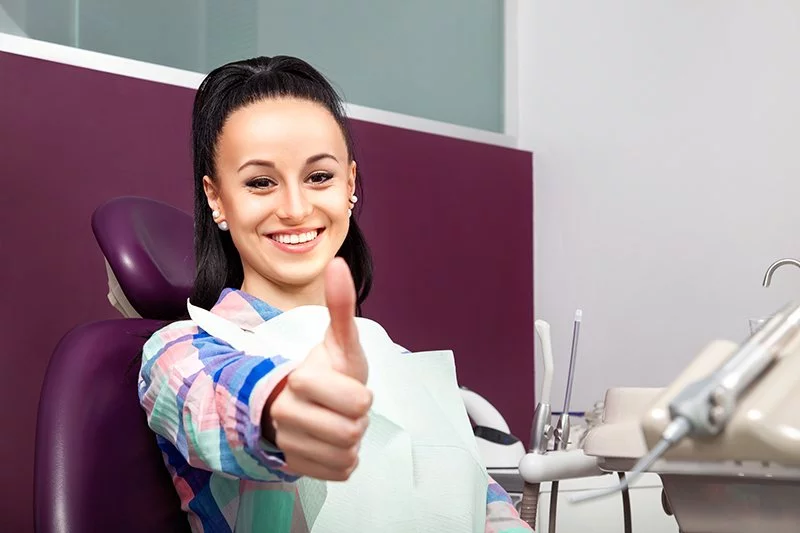 Happy Woman at Livonia Laser Dentistry