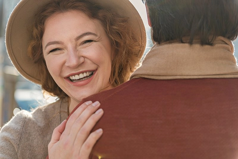 Woman with Natural Smile at Livonia Laser Dentistry